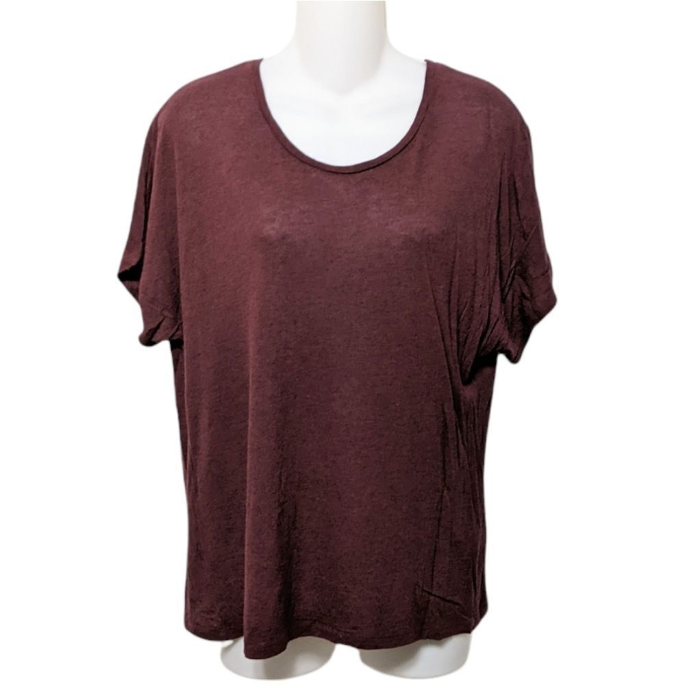 & OTHER STORIES Wool Blend Scoop Neck Short Sleeve Top 6